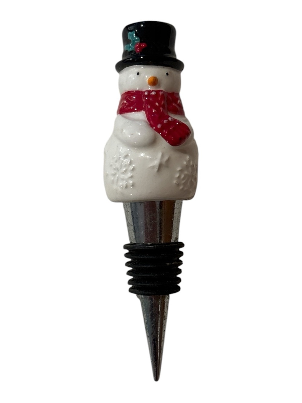 Snowman Bottle Stopper